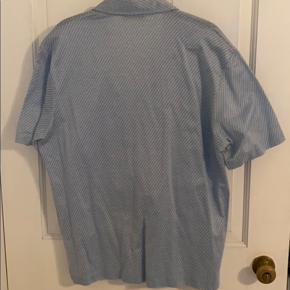 Prada Blue/White Button Down - image 7